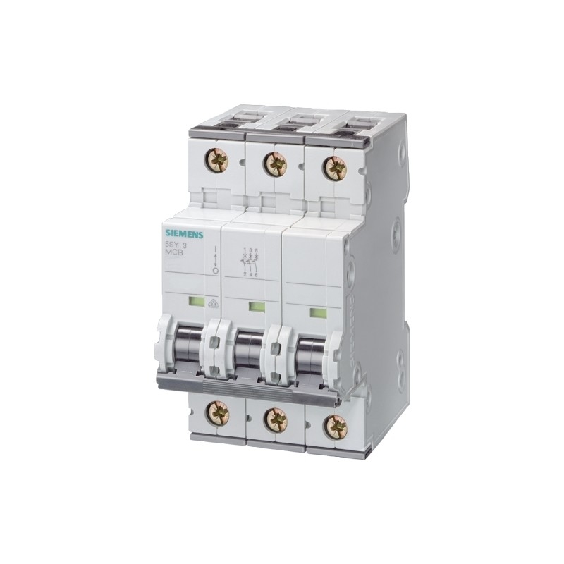 5SY7313-8CC Миниатюрный выключатель 400V 15kA 3-польный D 13A SENTRON Для применения