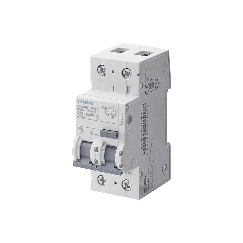 RCBO 6 kA 1P N Тип AC 30 mA C-Char В 32 A Un AC 230 V Для Siemens 5SU9356 1KK32