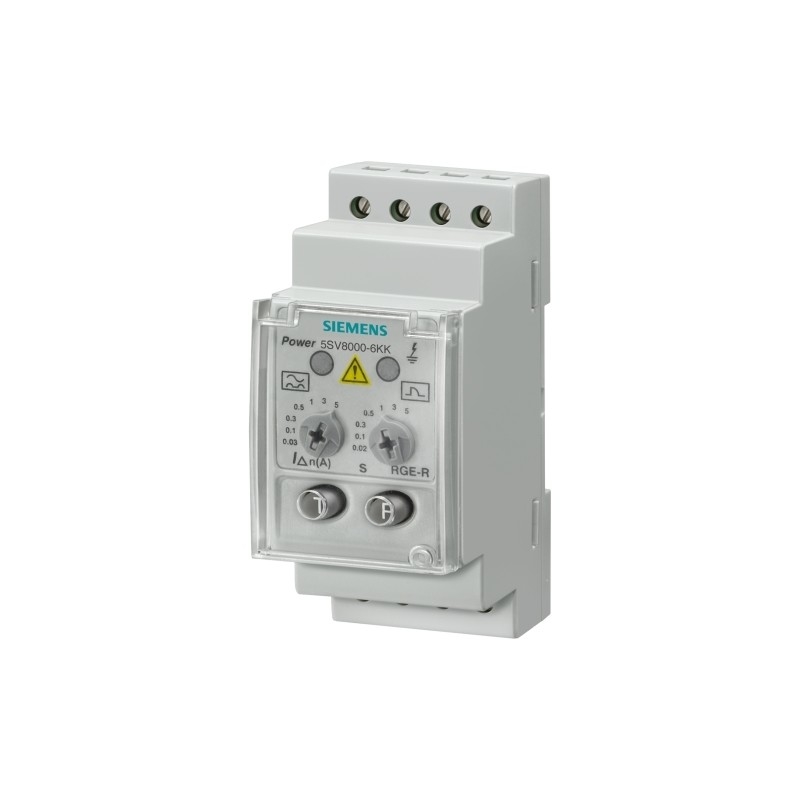 5SV8000-6KK Дифференциальное устройство мониторинга тока аналоговый тип A IDN 0.03A 5A 0.02 5 Sec