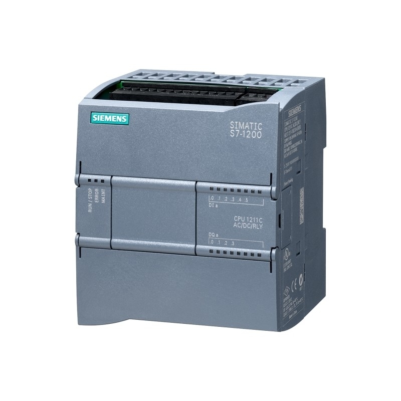 6ES7211-1BE40-0XB0 SIMATIC S7-1200 CPU 1211C компактный процессор с 2A реле и питанием AC/DC
